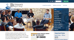 Desktop Screenshot of bethanyseminary.edu