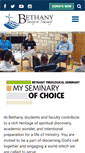 Mobile Screenshot of bethanyseminary.edu
