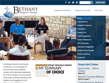 Tablet Screenshot of bethanyseminary.edu